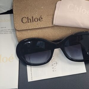 Chloé CH0197S Butterfly Sunglasses Black With Case